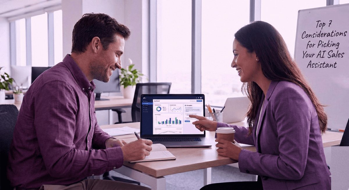 Top 7 Considerations for Picking Your AI Sales Assistant Top 7 Considerations for Picking Your AI Sales Assistant